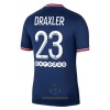 Maglia ufficiale Paris Saint Germain Julian Draxler 23 Casa 2021-22 per Uomo